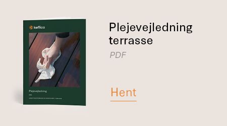 Montagevejledning hårdttræsterrasse Keflico